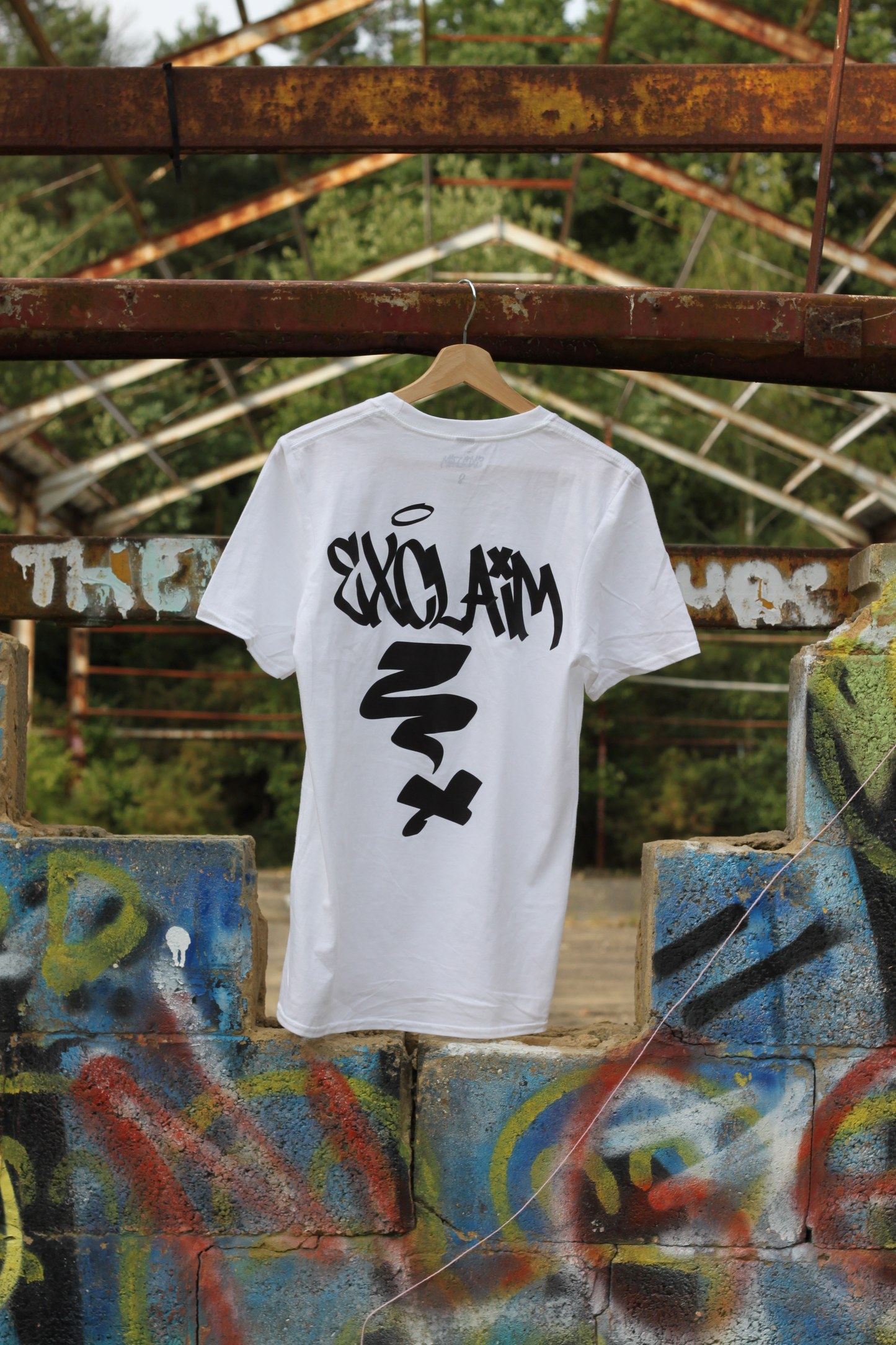 White Exclaim T-shirt